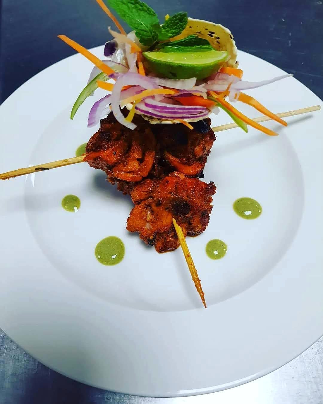 Classic Chicken Tikka plated by Chef Rajpal Singh Ranghar