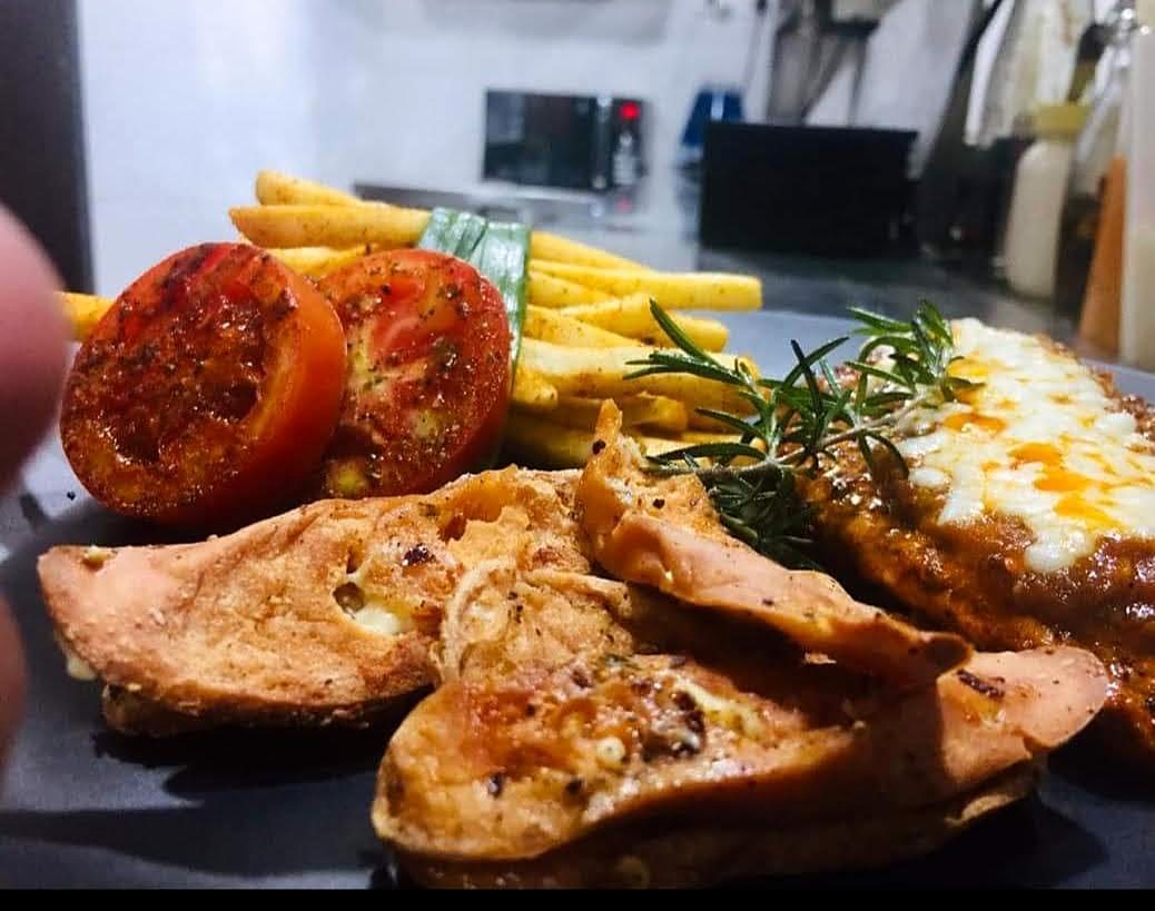 Steak and Sausage Gratin Hash plated by Chef Rajpal Singh Ranghar